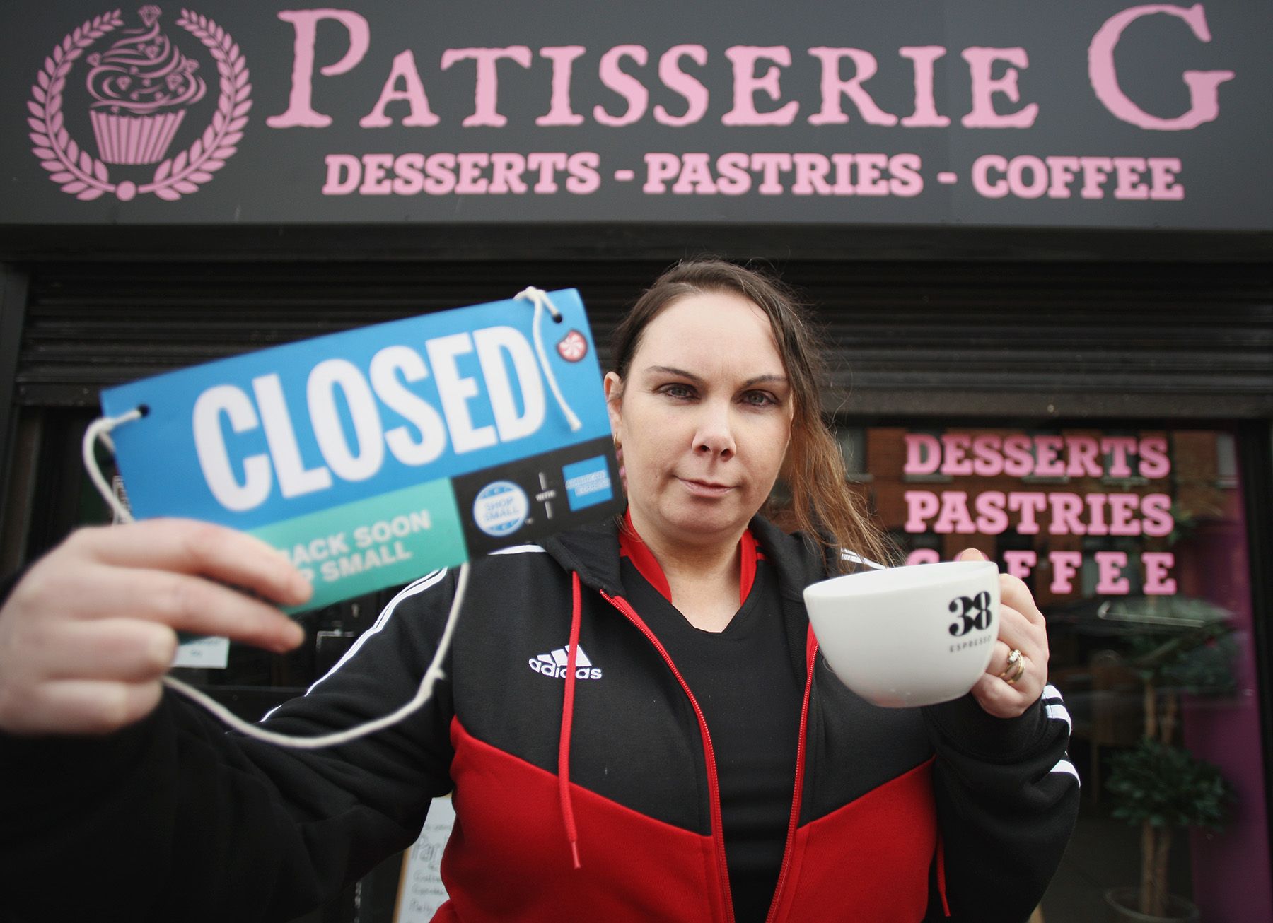 SIGN OF THE TIMES: Gráinne Carson, owner of Patisserie G bakery