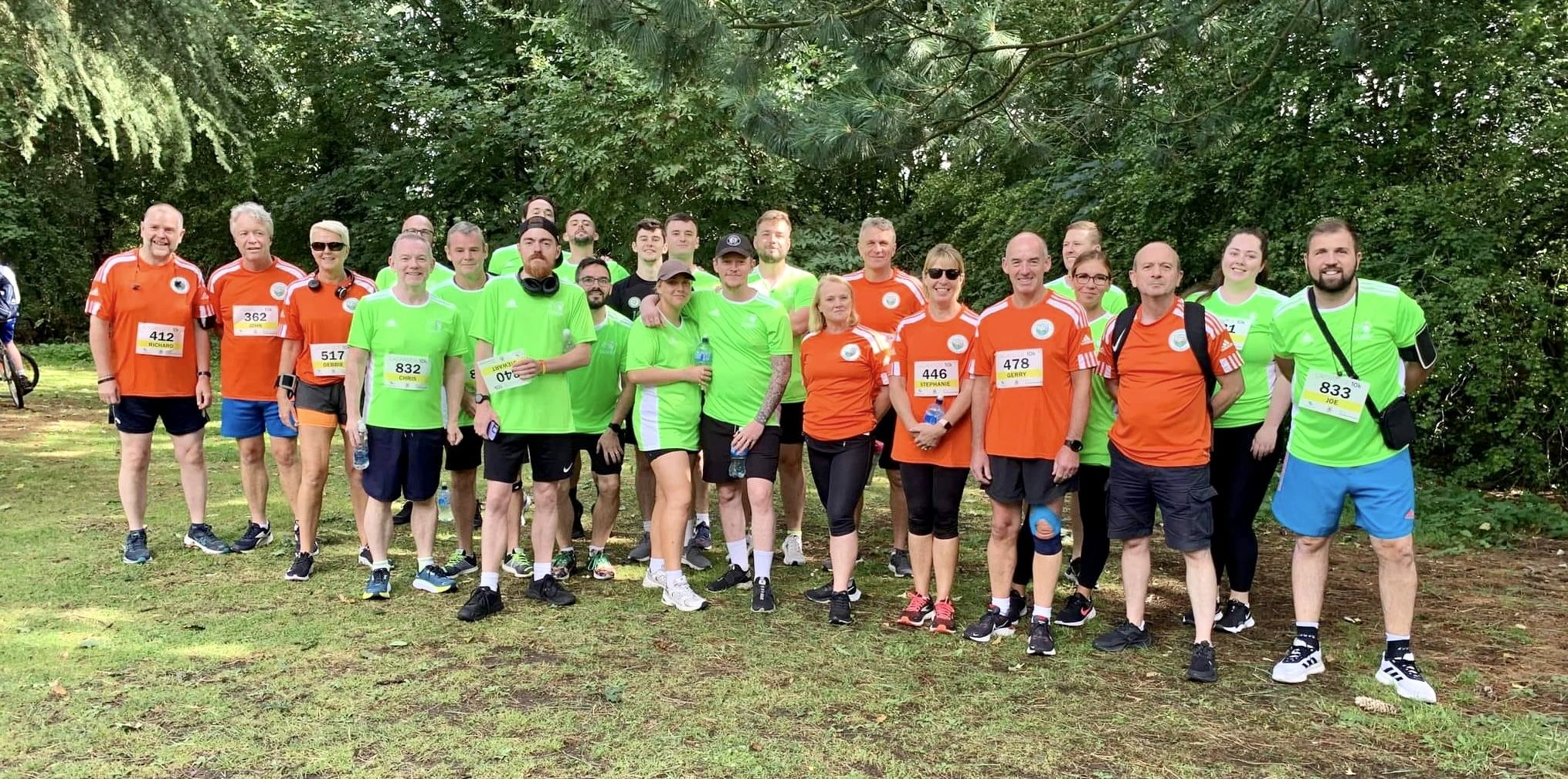 Members who took part in the Laganside 10k