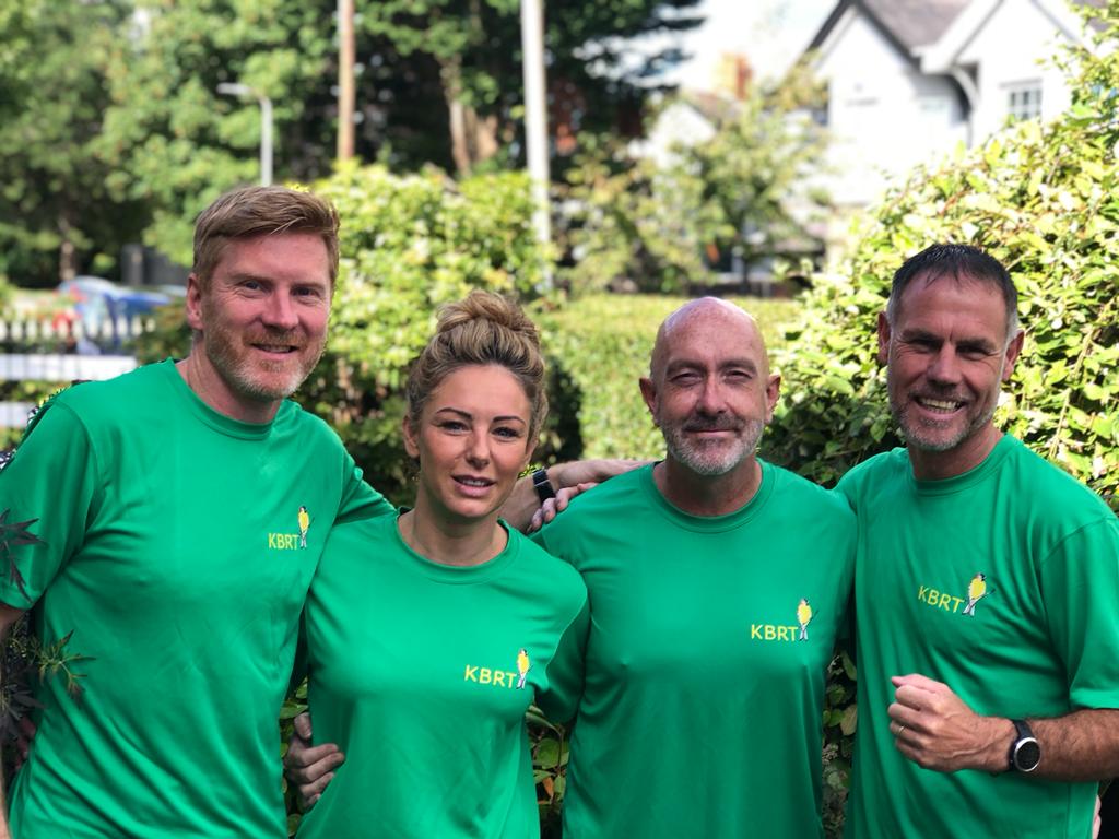 MARATHON EFFORT: Tony Monaghan, Laura Adams, John McAllister and Paky Adams from Colin Glen Runners