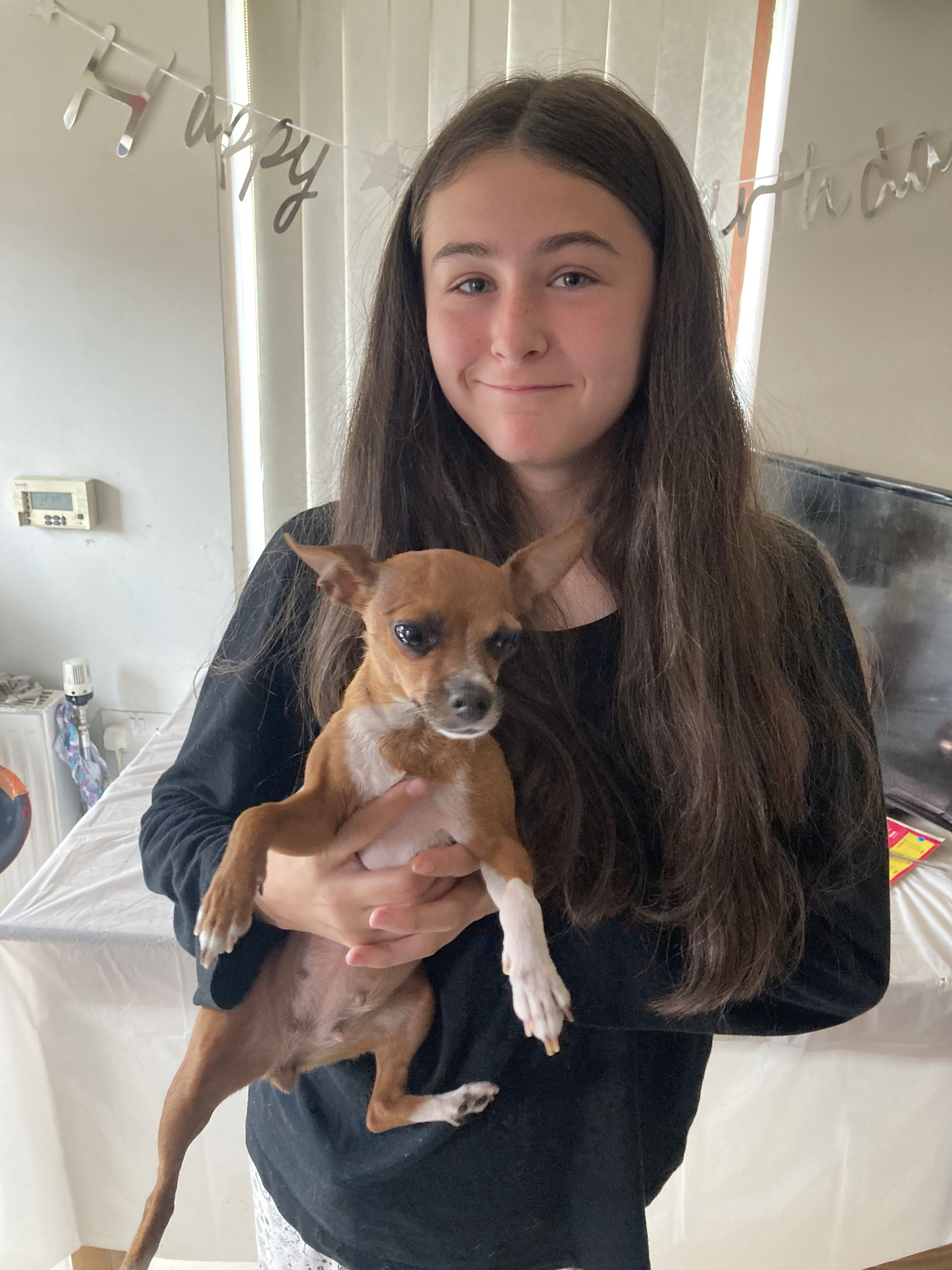 REUNITED: Chelsea Gray (13) was reunited with Coco this week