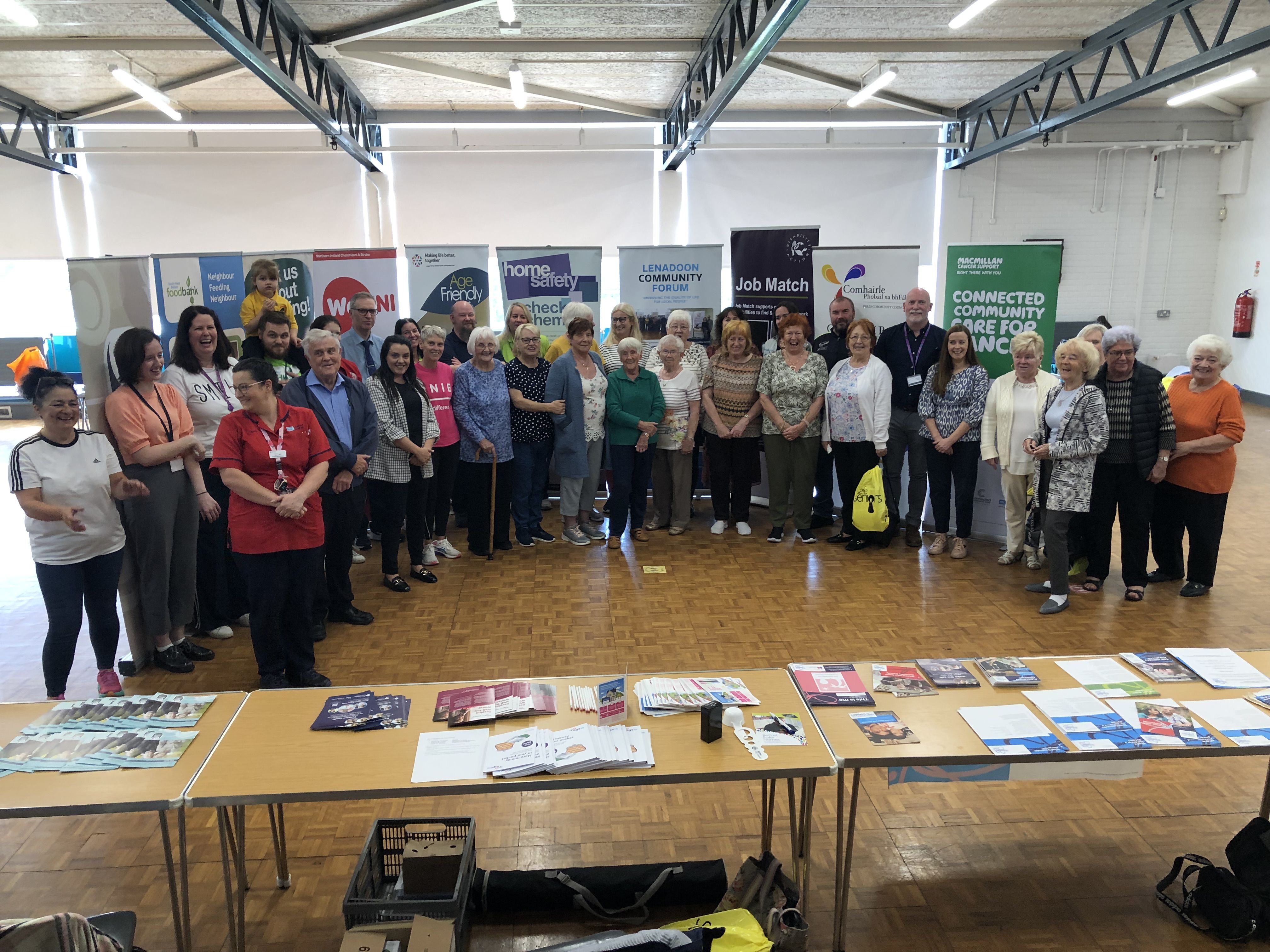 INFO: A large crowd gathered for the information morning