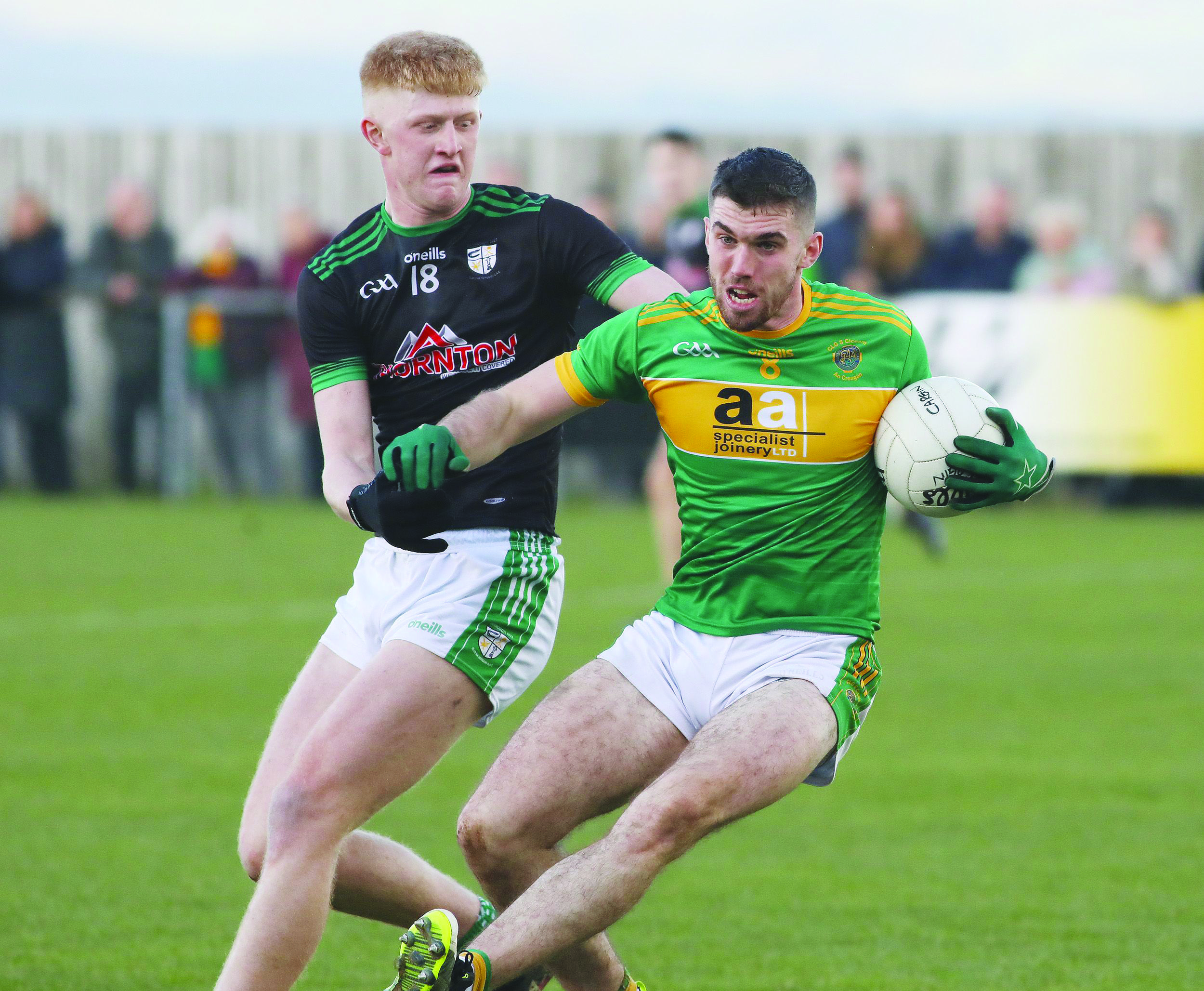 Creggan got the better of Cargin at the same stage last year and the neighbouring clubs will reunite at Dunsilly on Saturday