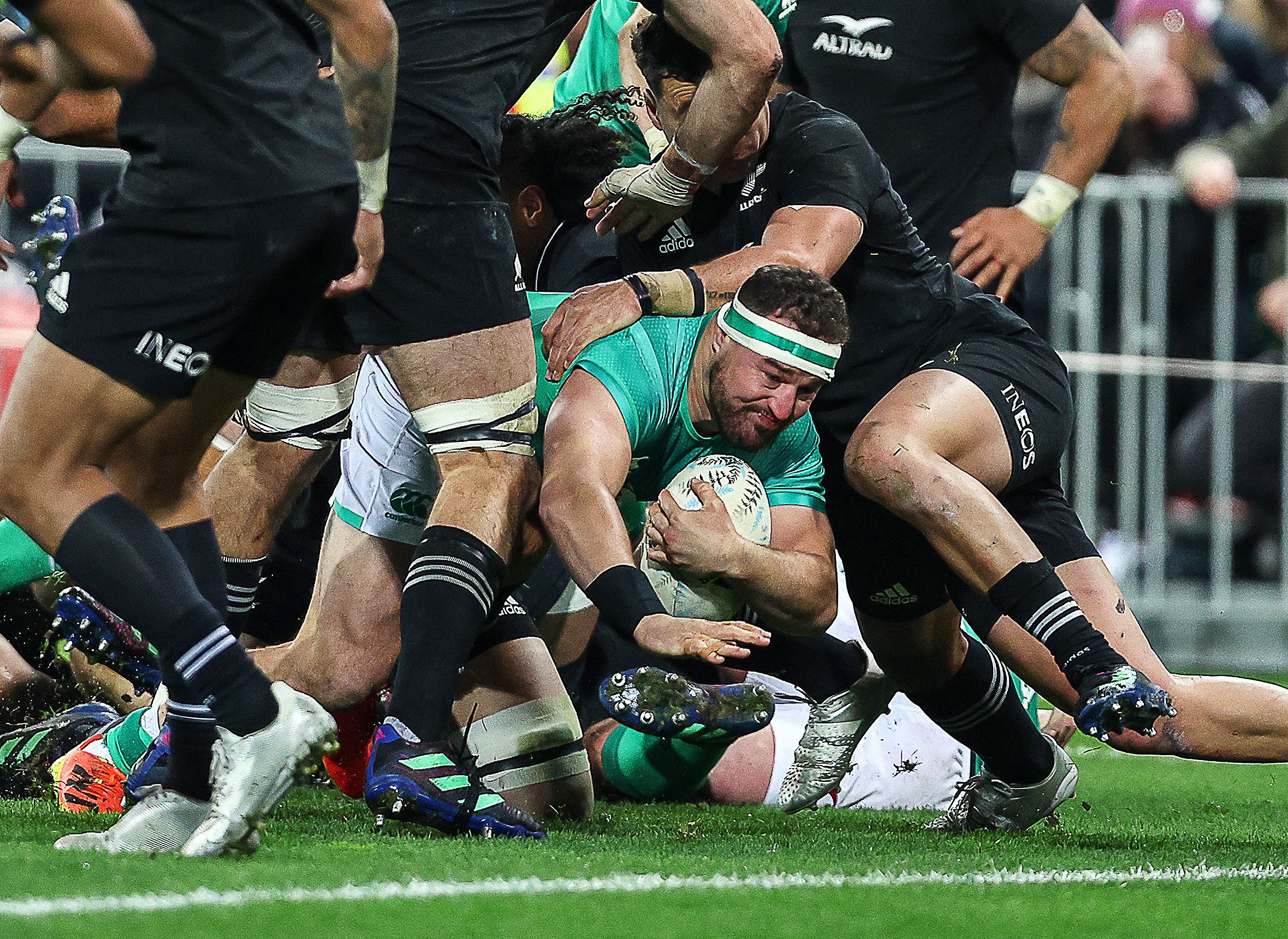 Rob Herring, pictured scoring a vital try in Ireland\'s win over New Zealand this summer, will make his first start for Ulster this season 