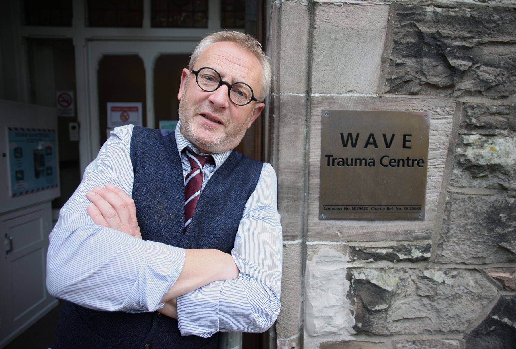 IMPORTANT WORK: Alan McBride, Co-Ordinator of WAVE Trauma Centre