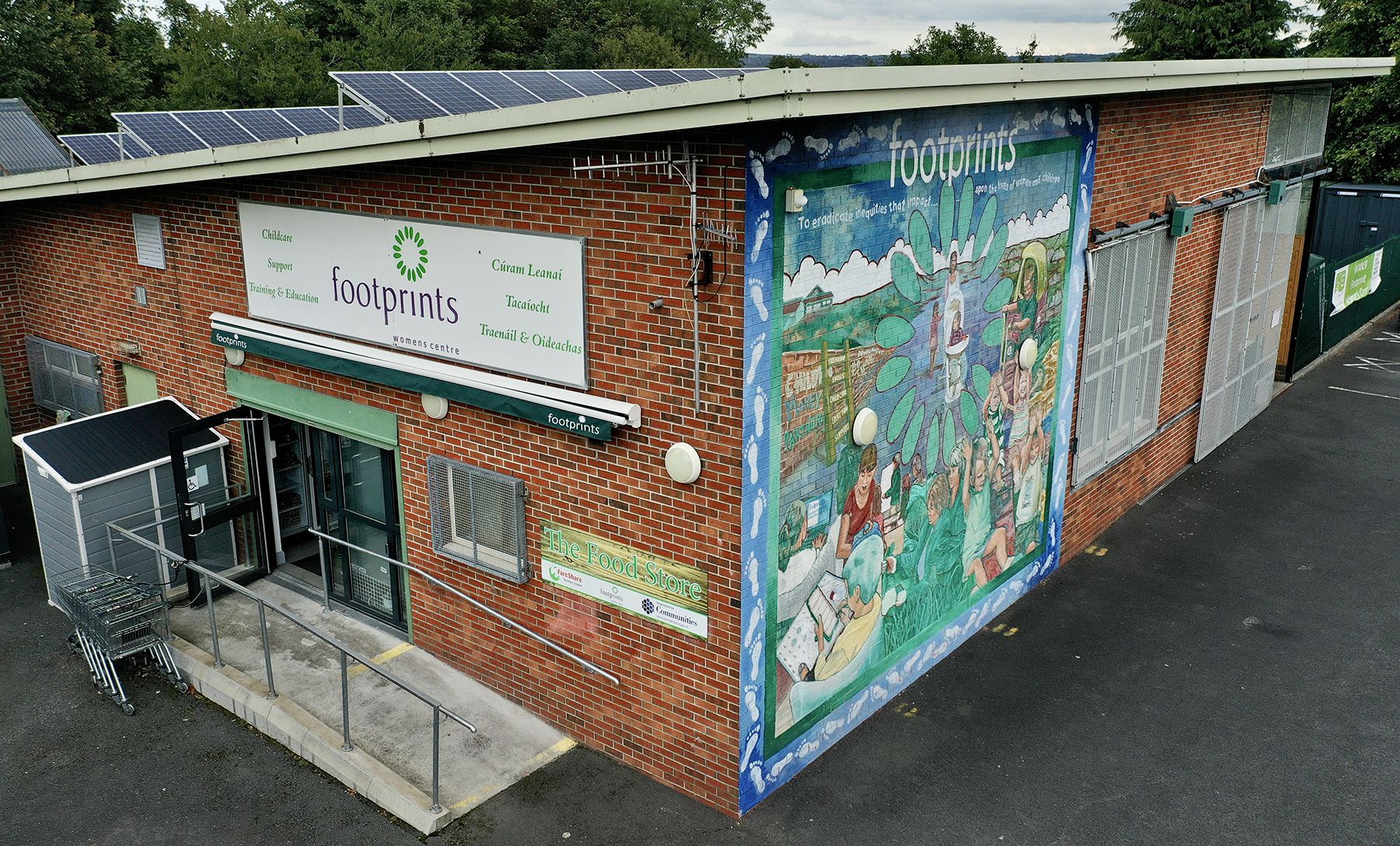 Footprints Women\'s Centre at the heart of the Colin area