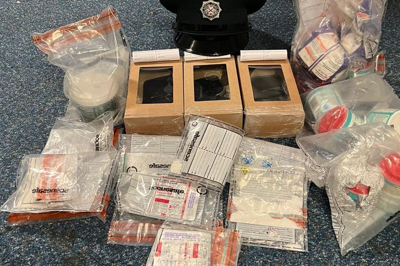 SEIZURE: The drugs were seized by police in North Belfast on New Year\'s Eve