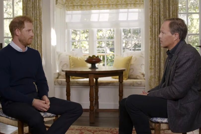 FACE TO FACE: Tom Bradby interviewed Prince Harry ahead of the release of the royal book