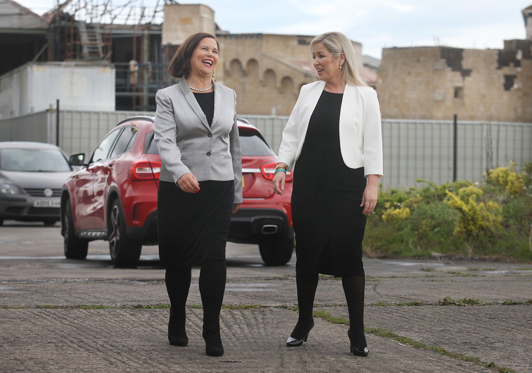 SNUBBED: Mary Lou, pictured with Michelle O\'Neill, was not invited to the all-arty talks... for a variety of reasons