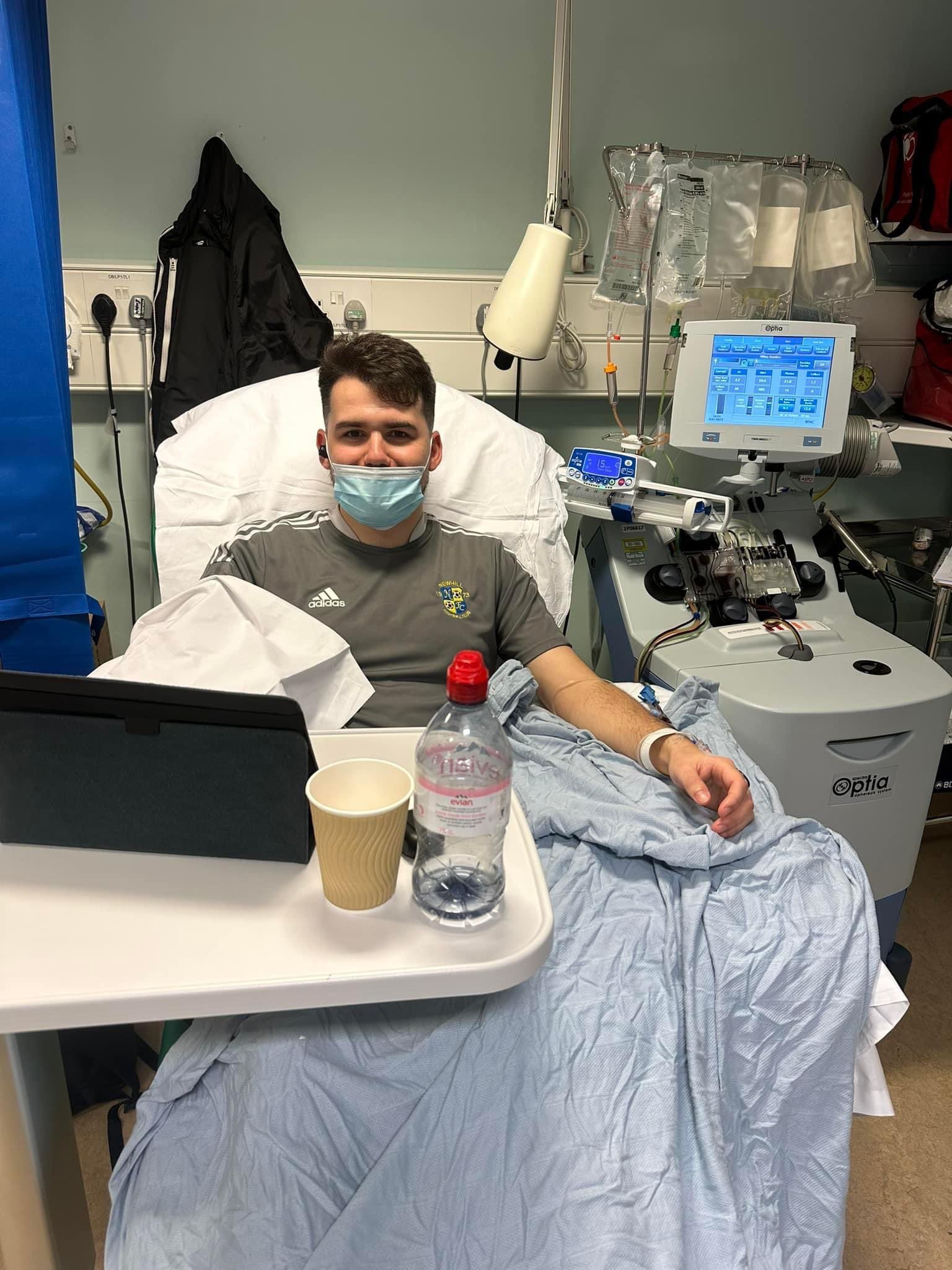 ADVICE: Ballymurphy man Dara Conlon travelled to London to donate stem cells to a stranger