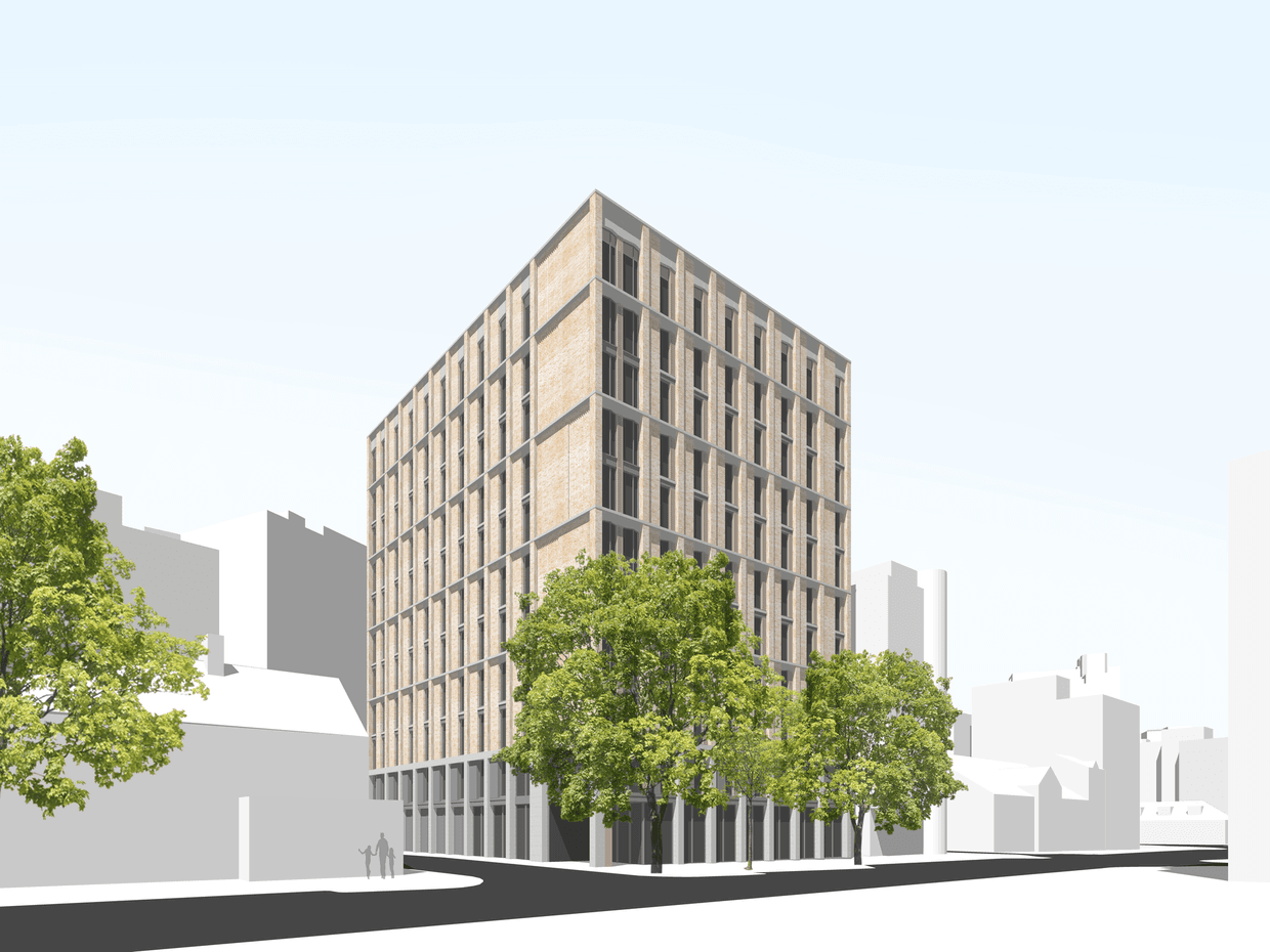 PLANS: A proposed sketch of what the new building will look like on the Dublin Road site