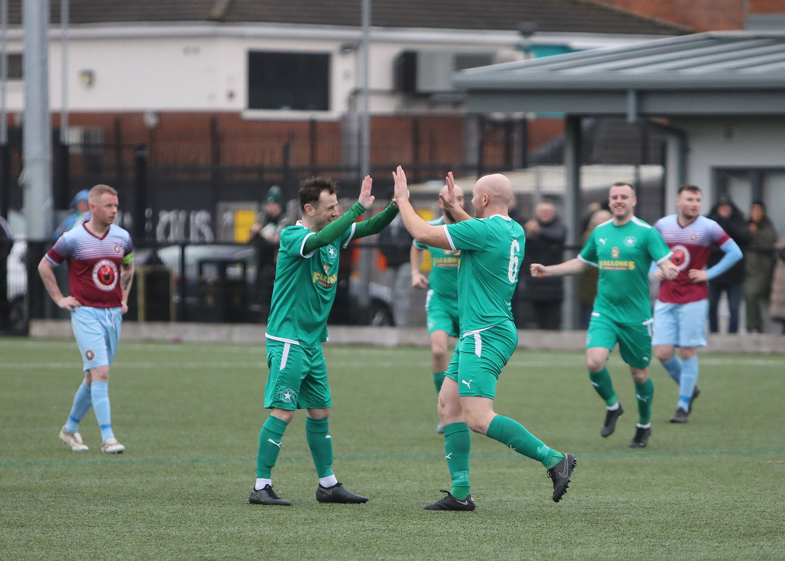 It was a day of celebration for Crumlin Star as they put five past Ballynahinch Olympic 