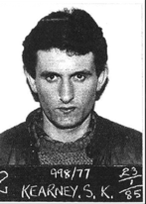 BANNED: Séamus Kearney after his arrest in 1977