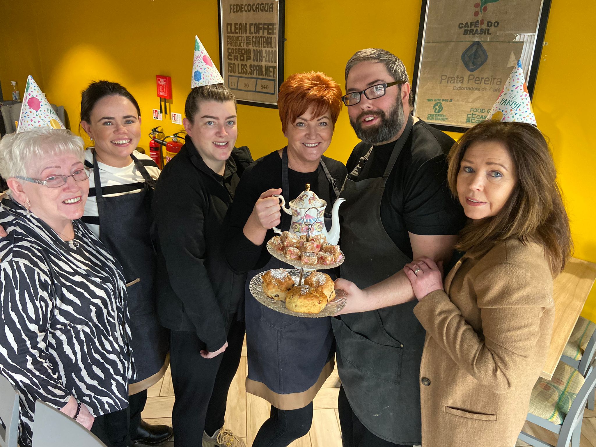 MILESTONE: The team at Aunt Nellie\'s in Ardoyne recently celebrated their first birthday since opening