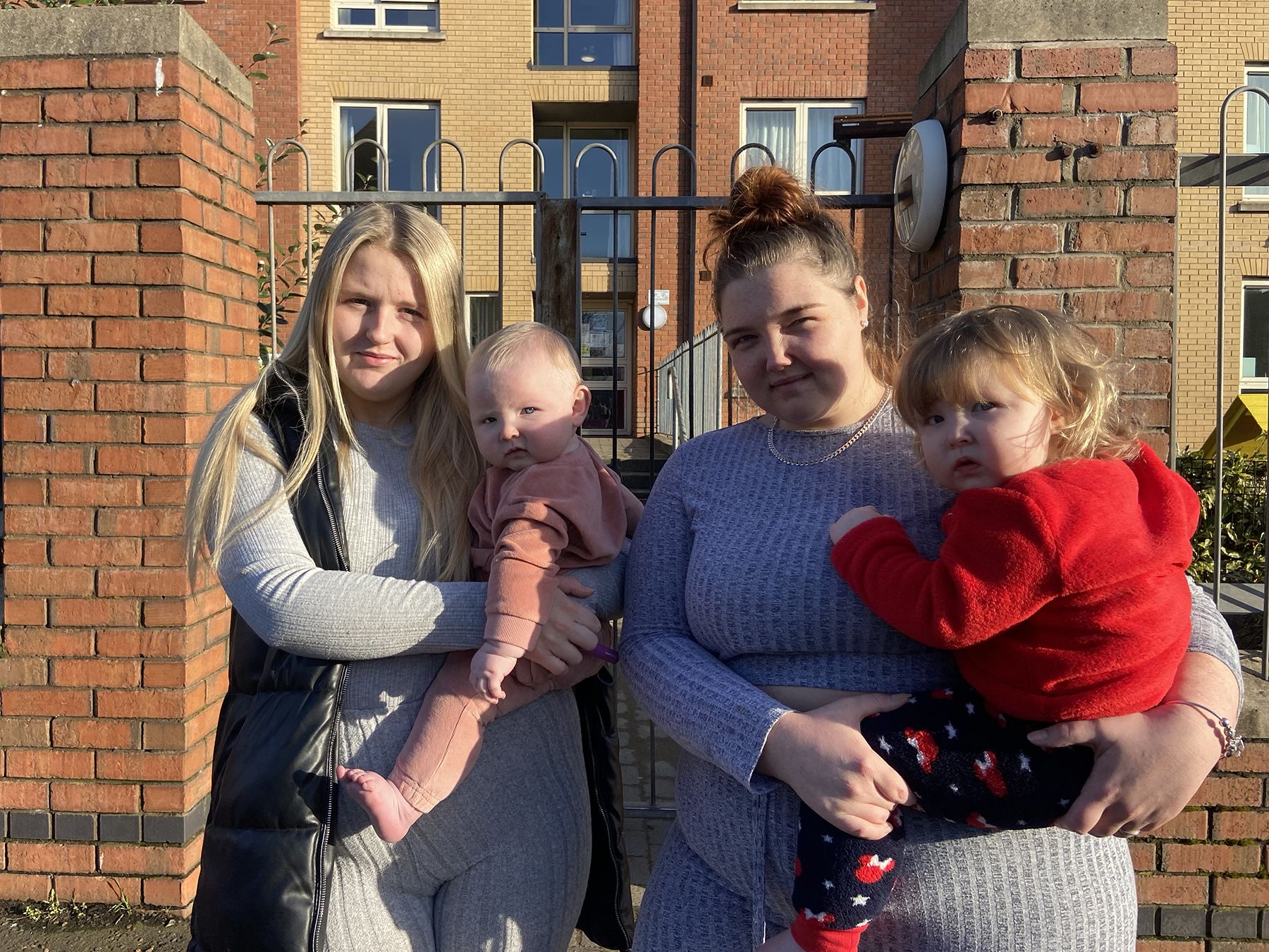 CALL FOR HELP: Amy McGahey and Sarah-Louise Barclay from Glen Alva Family Centre on the Cliftonville Road