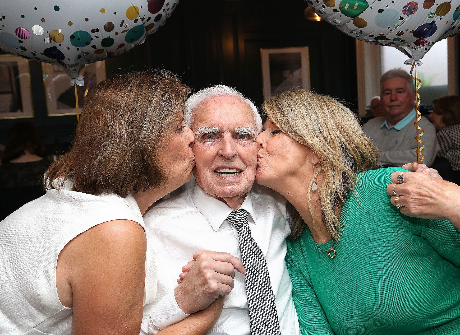 John Smyth with Elizabeth and Agnes Clarke
