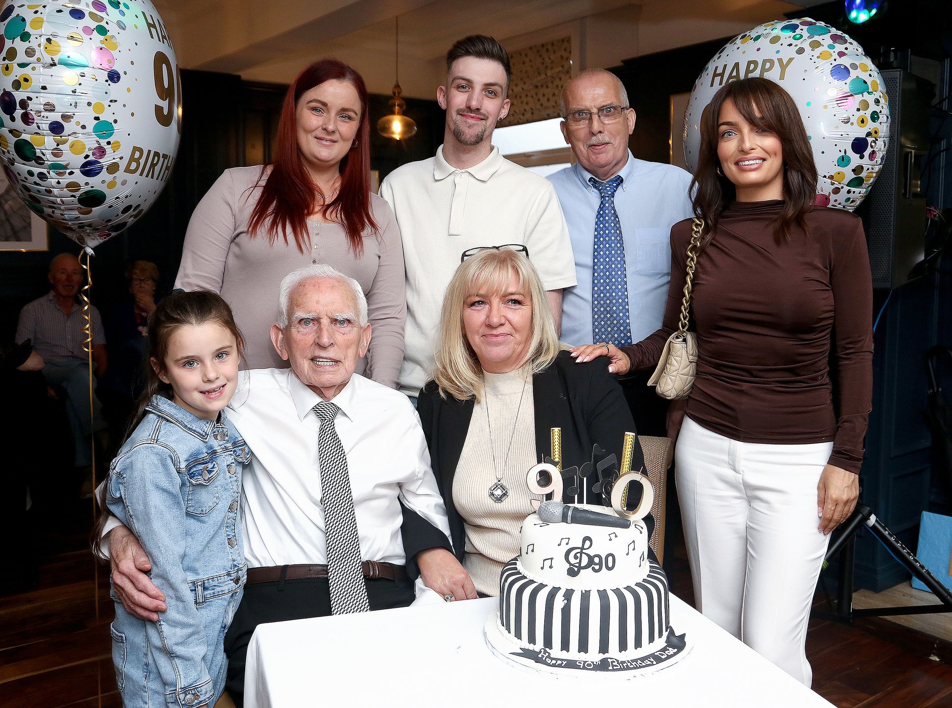 John Smyth with son, Paul and family