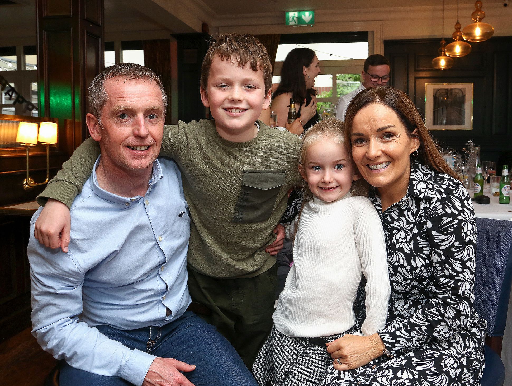Sean and Ashleigh McGuinness and family