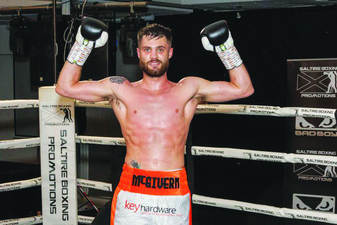 James McGivern improved to 7-0 in Scotland last week