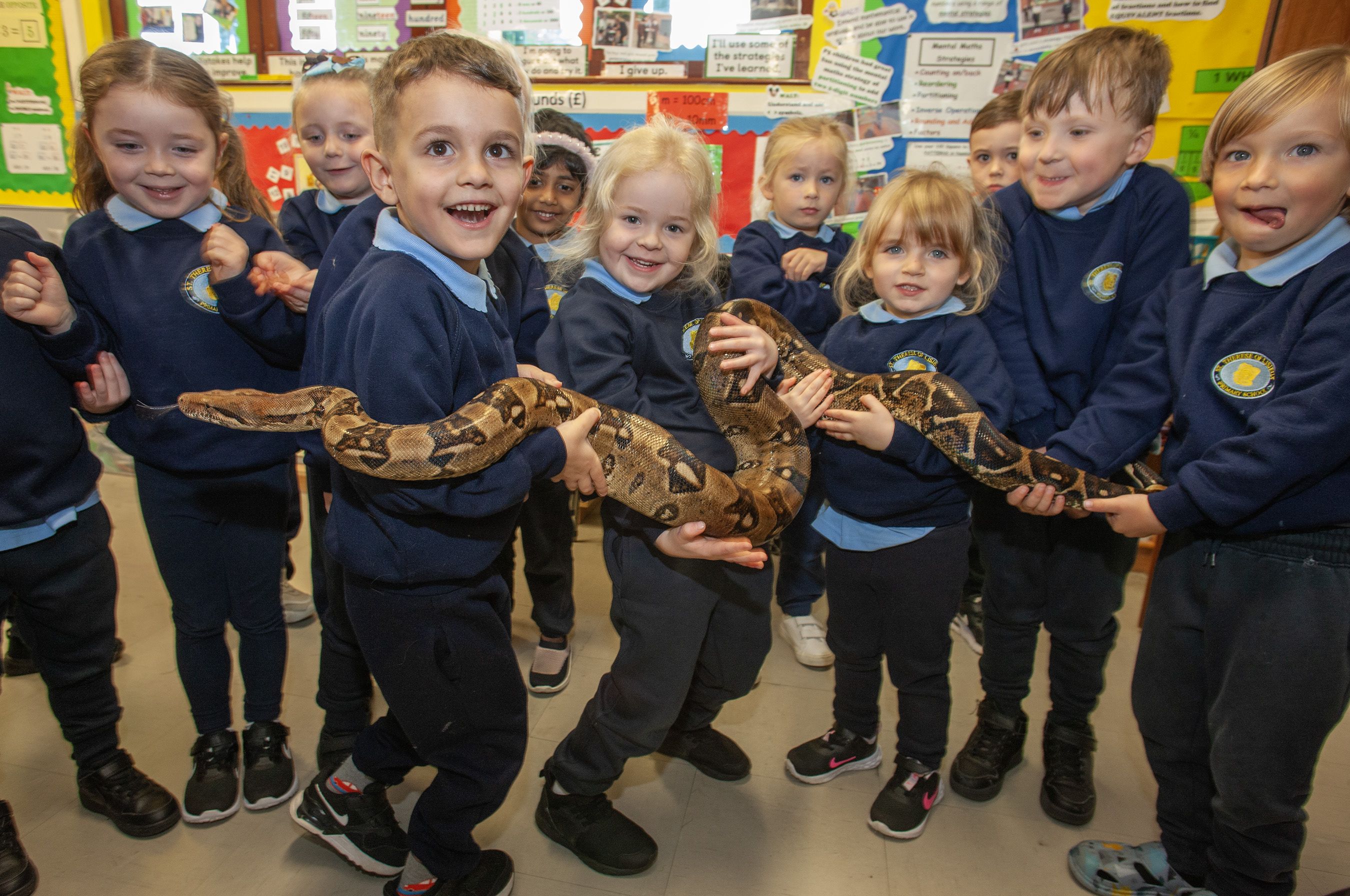 FUN DAY: Pupils at St Therese of Lisieux Primary School