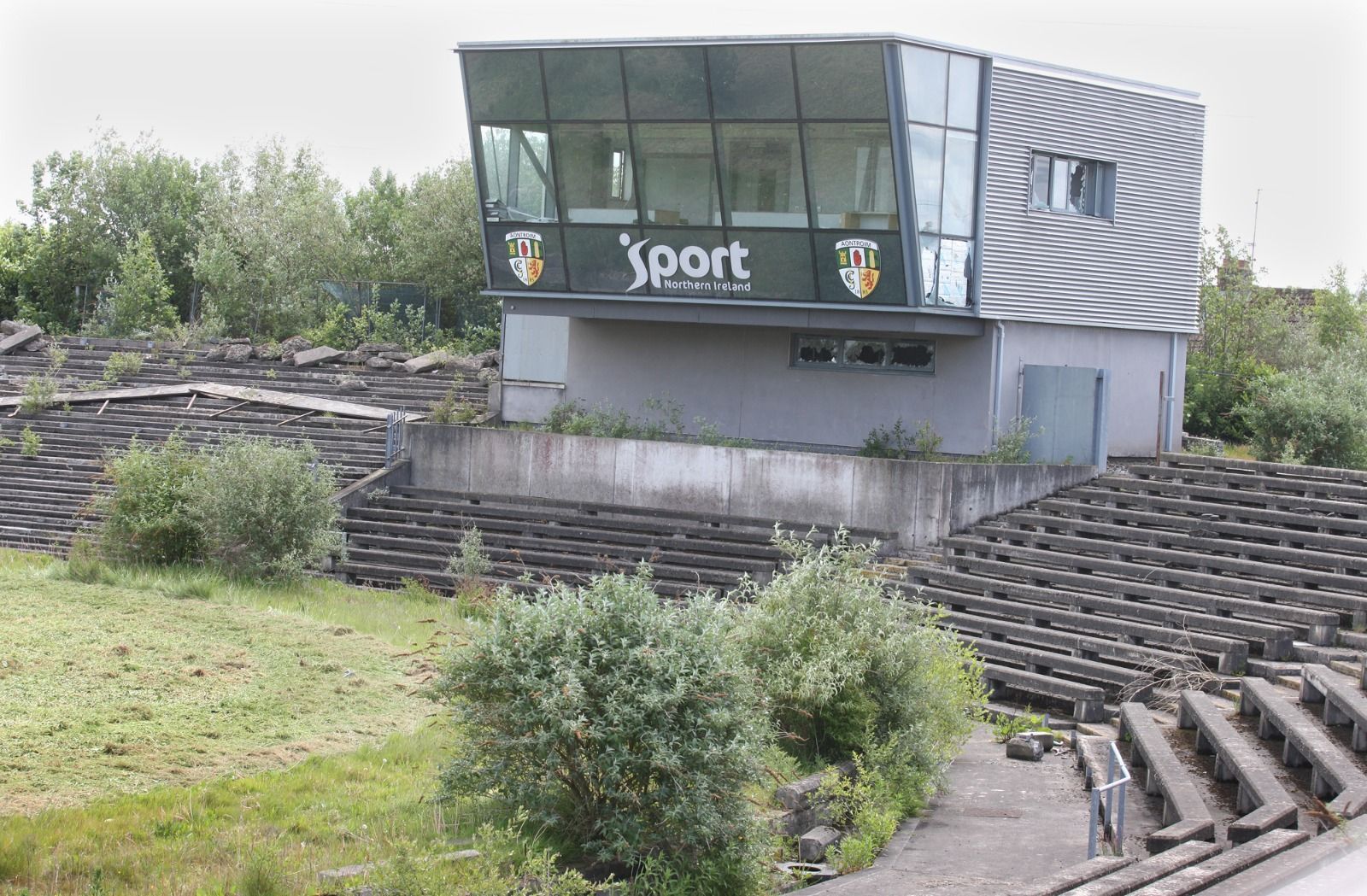 DERELICT: How Casement Park looks now