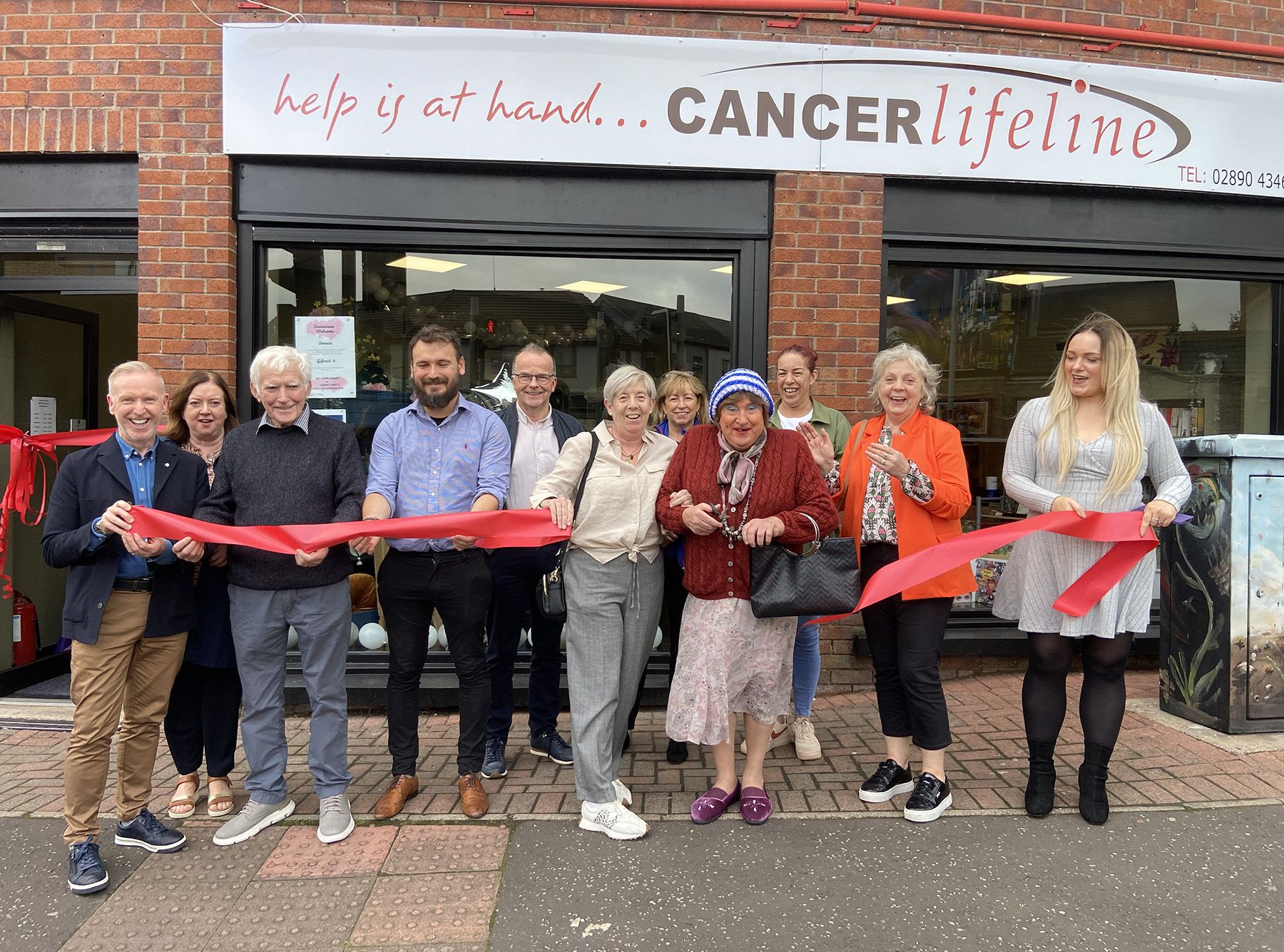 GRAND OPENING: The new Cancer Lifeline clothing boutique store on the Shankill Road