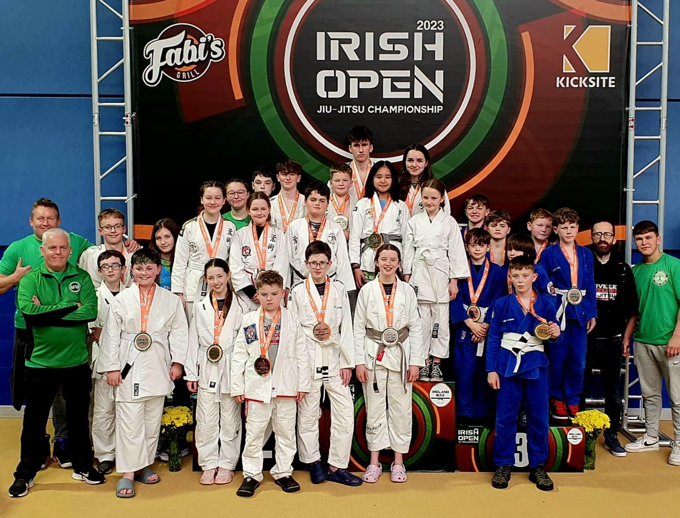 Members of Grove & Merville Jiu-Jitsu in Dublin