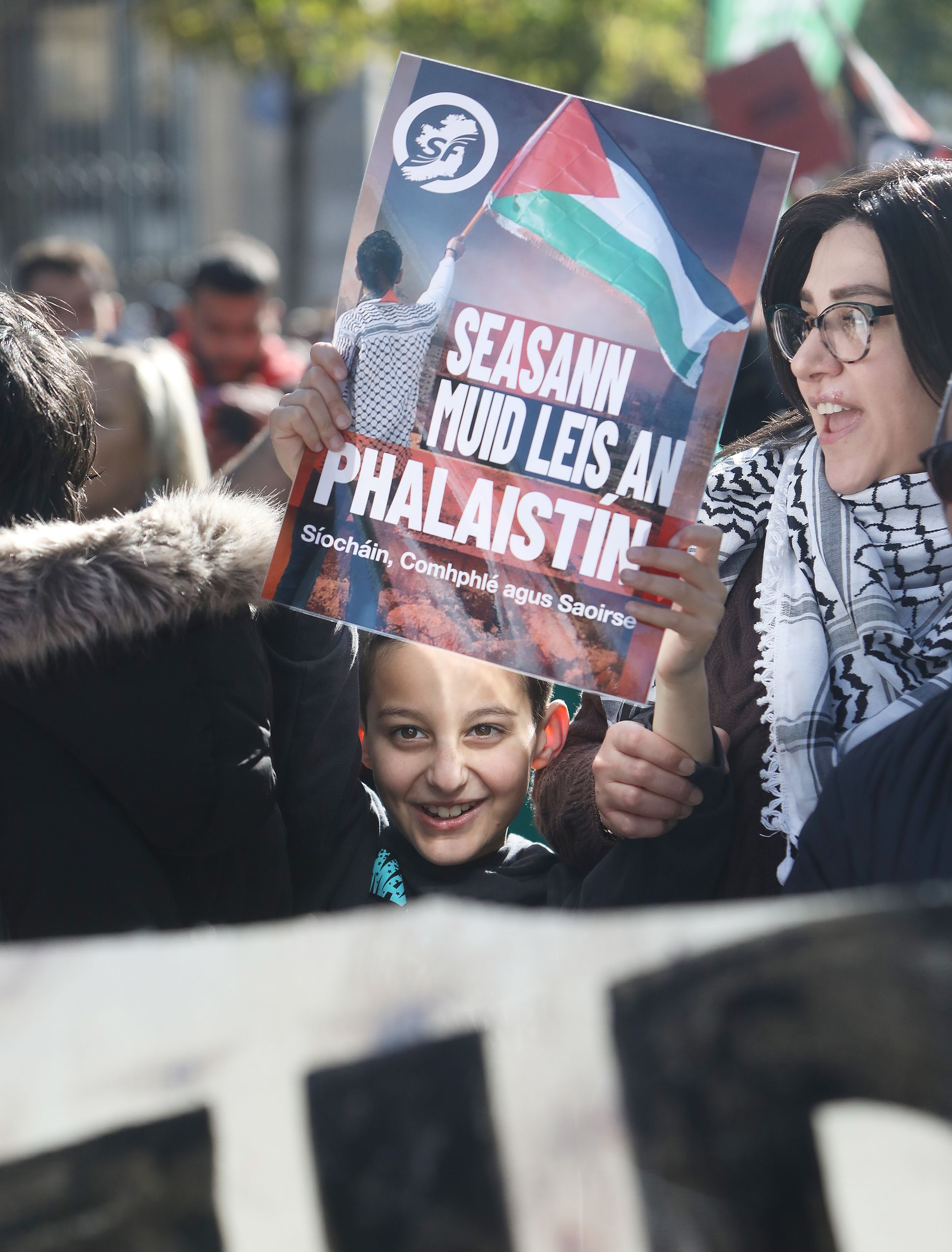 GALLERY: Thousands rally to support Palestine in Belfast city centre