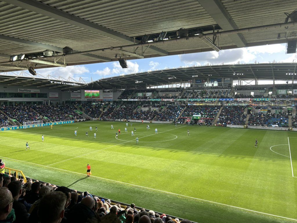 PROTEST CHANT: Northern Ireland v San Marino at Windsor Park on Saturday