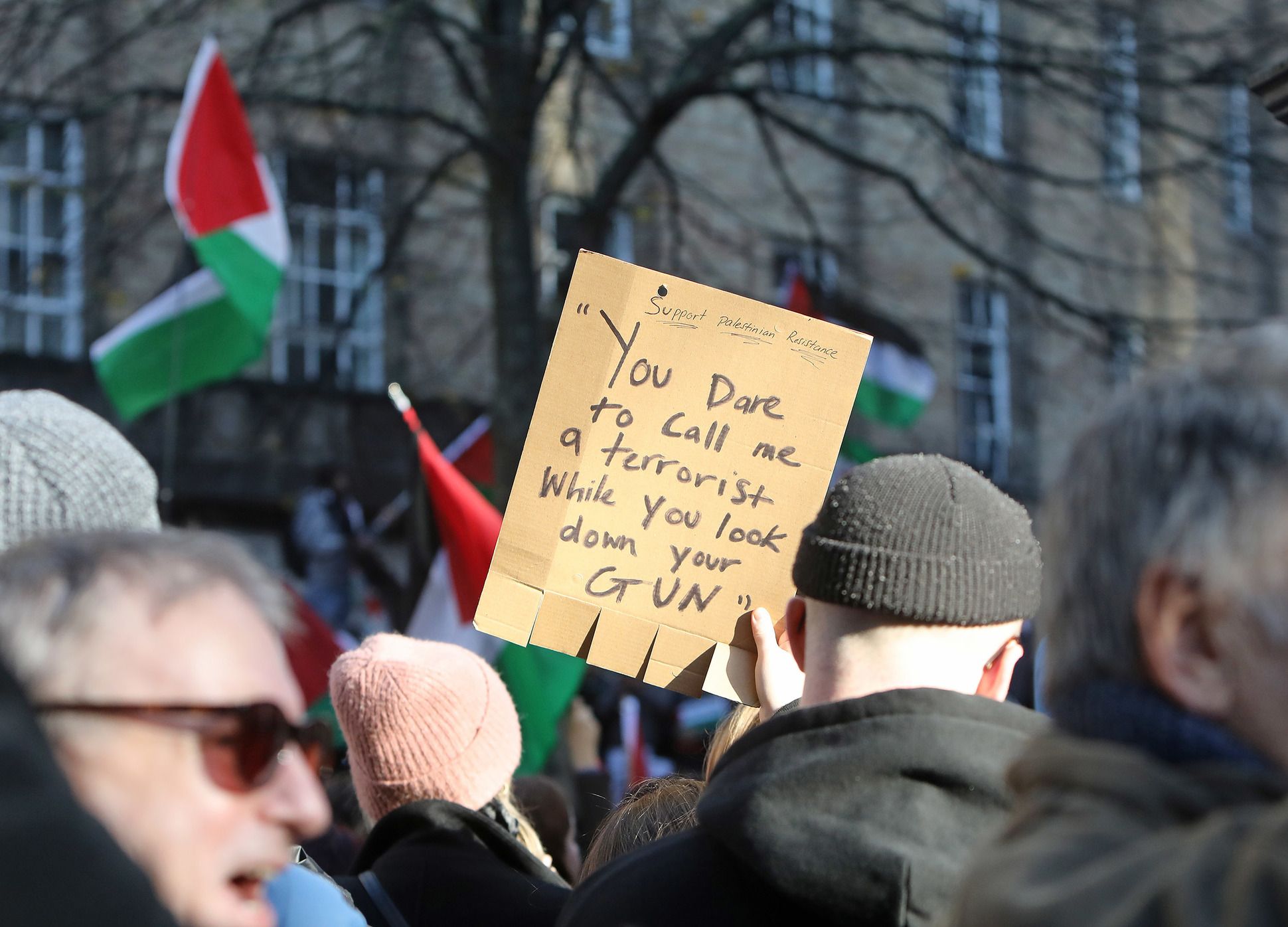 PALESTINE: Thousands marched from City Hall to the BBC Headquarters to protest against their coverage of the attacks on Gaza