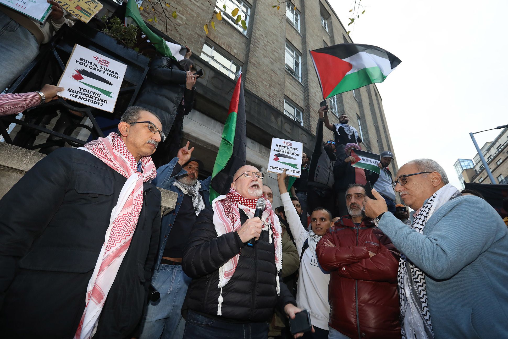 PALESTINE: Thousands marched from City Hall to the BBC Headquarters to protest against their coverage of the attacks on Gaza