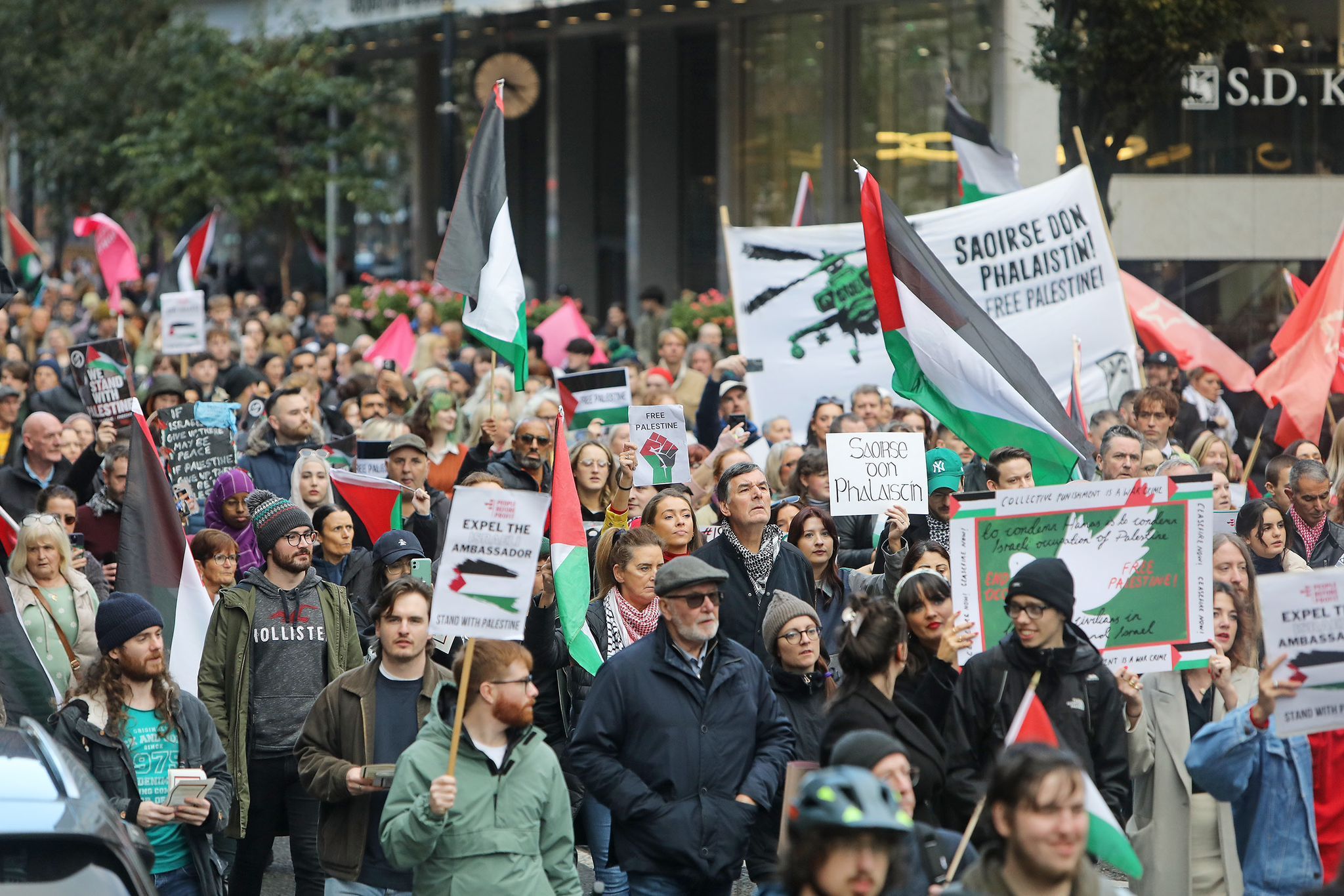 SOLIDARITY: Belfast rallies for embattled Palestinians