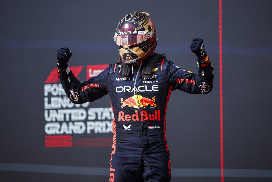 RUNNING AWAY WITH IT: 2023 champion Max Verstappen just keeps on winning