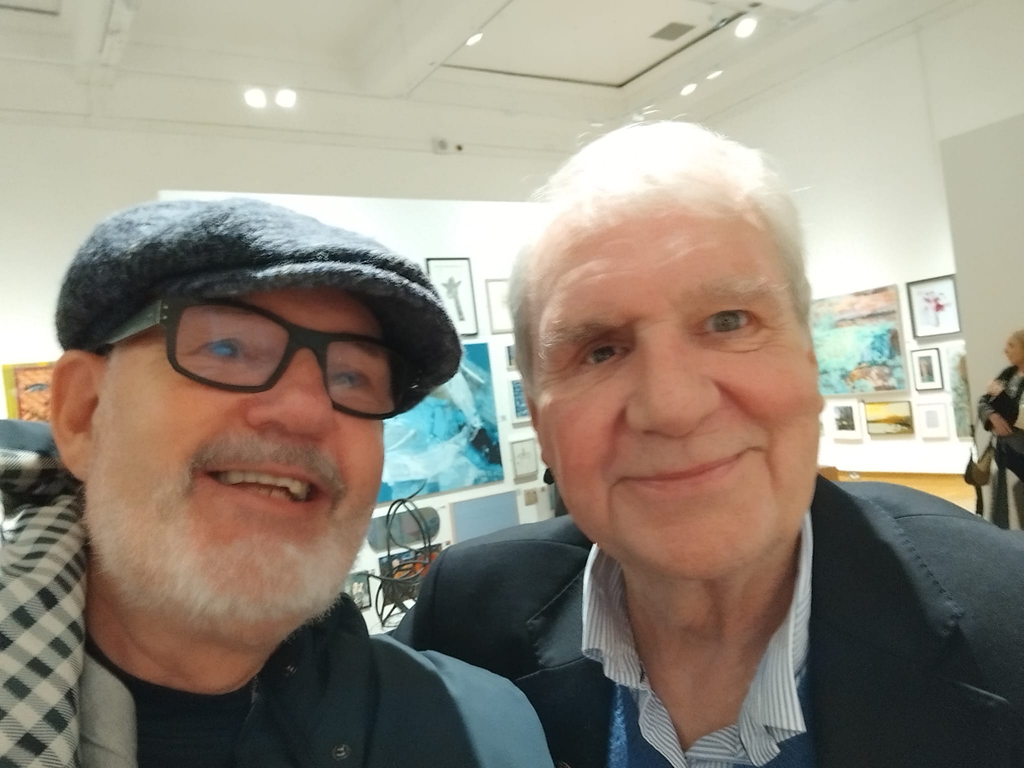 ICON: The author Pogoing with punk icon Terri Hooley