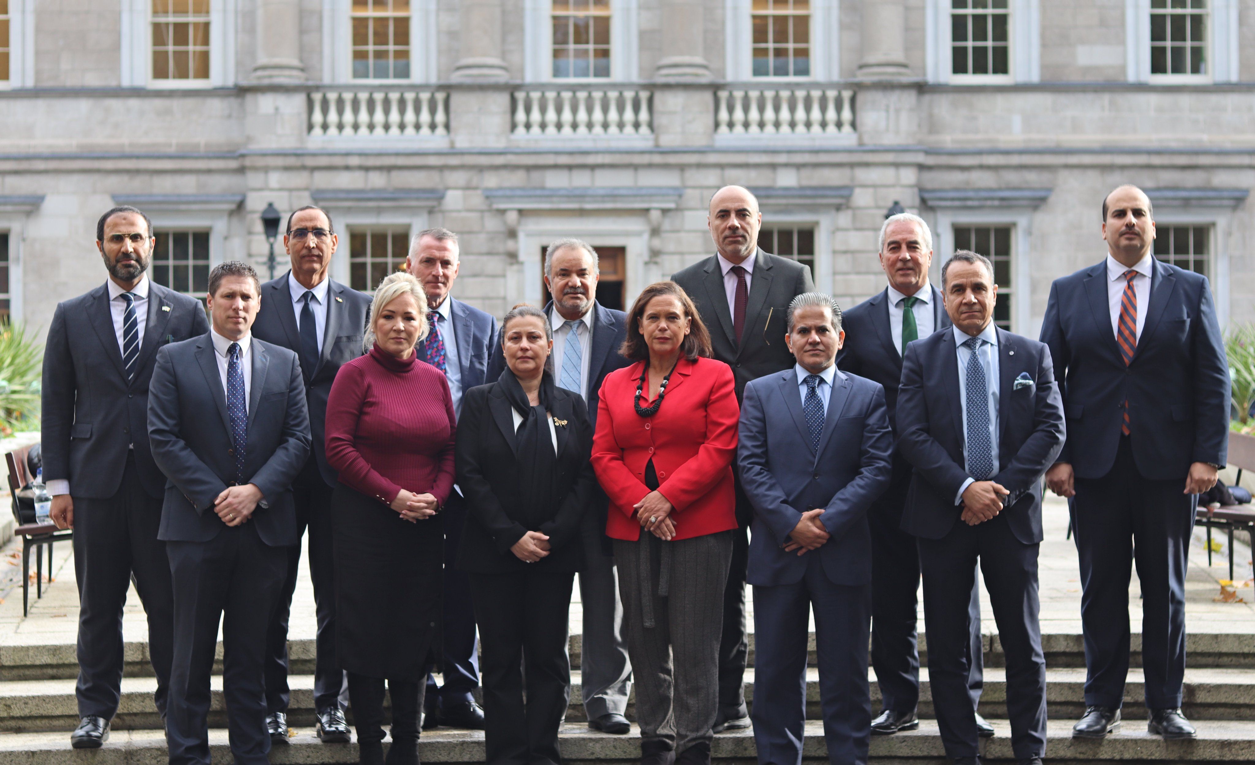 MEETING: The Sinn Féin delegation with Arab ambassadors and diplomatic representatives