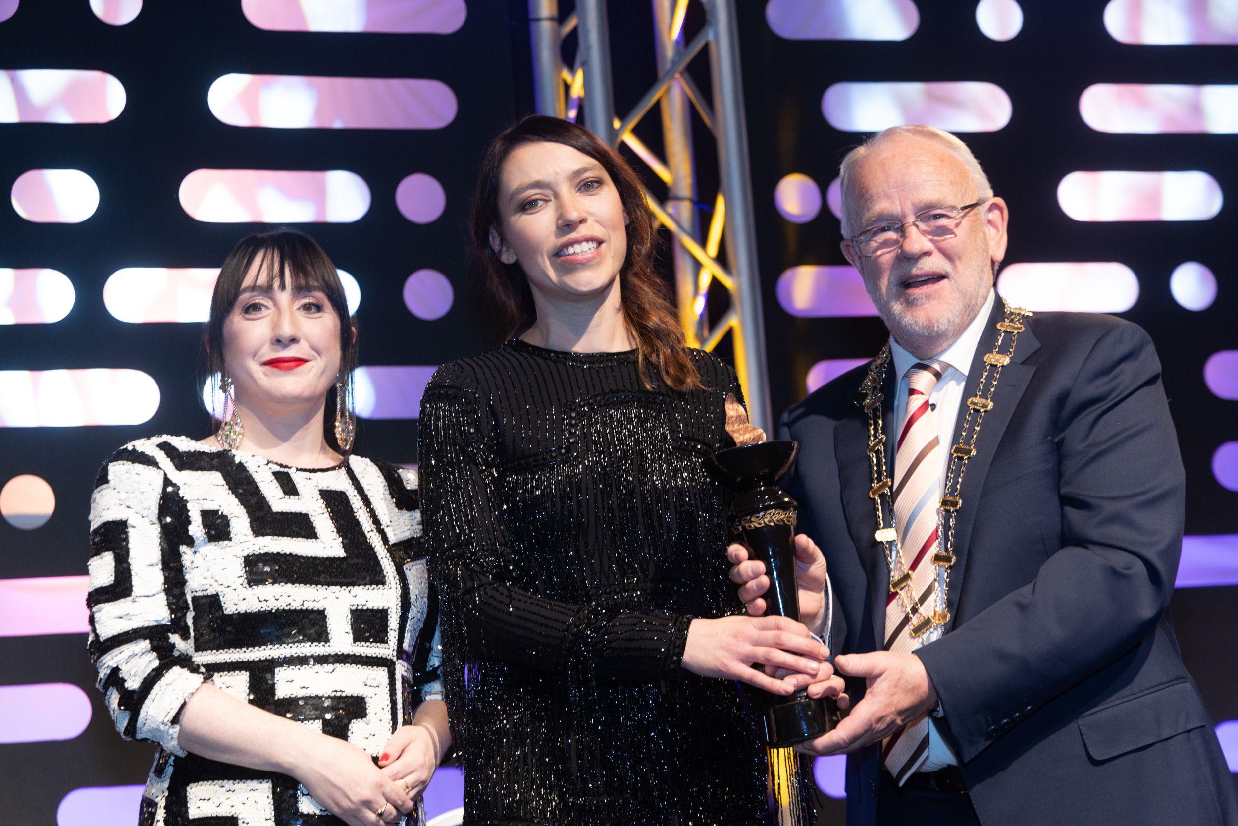 AWARD: Méabh Ní Thuathaláin took the Iriseoir na Bliana award this week