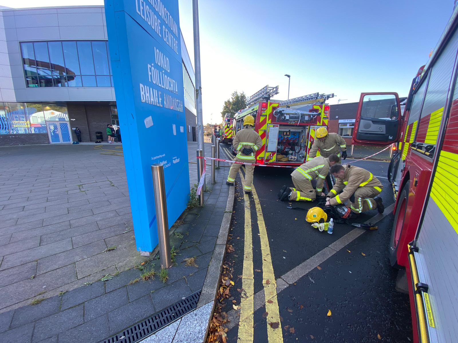 EMERGENCY: Fire Service at the scene on Friday morning