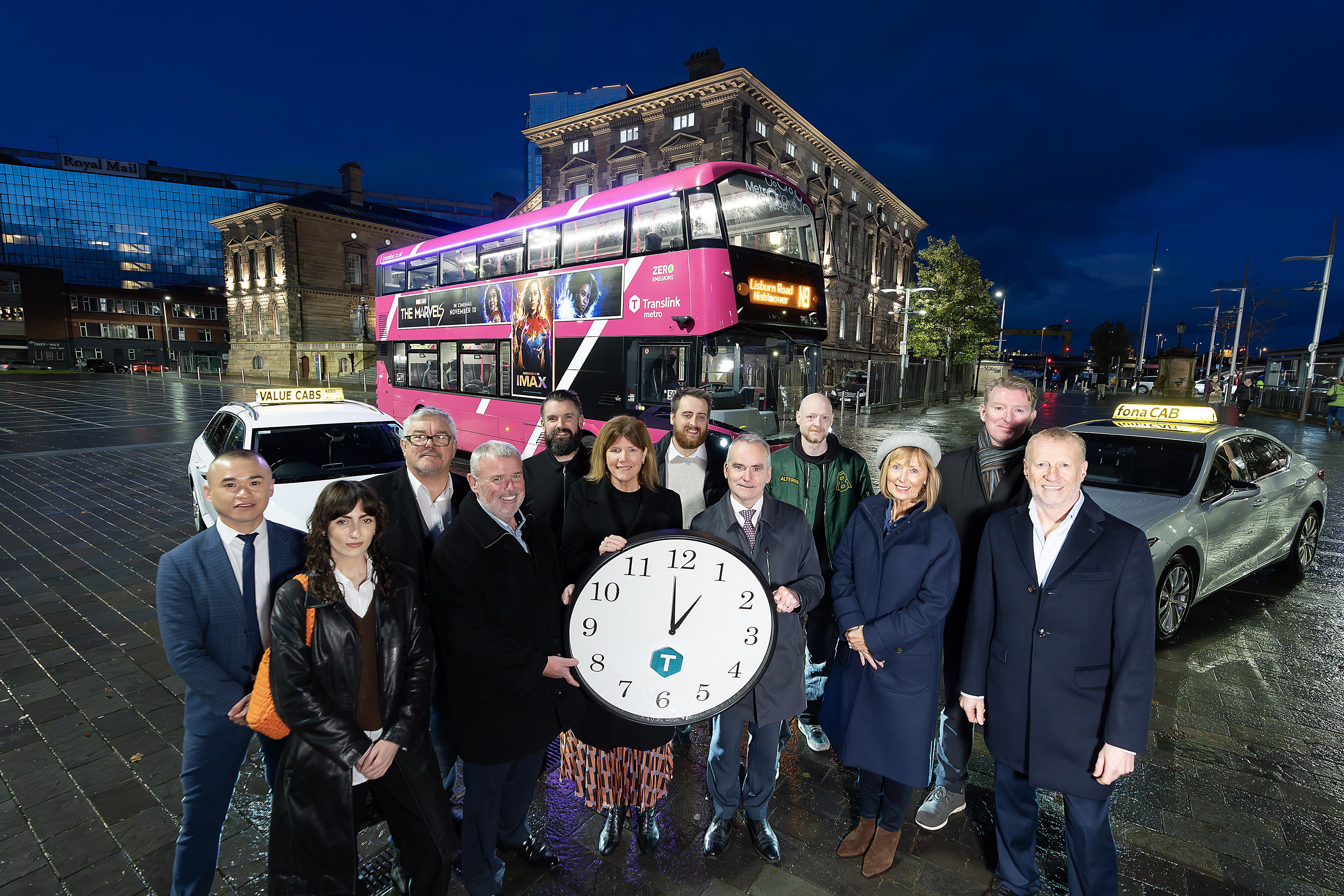 ON THE MOVE: Belfast business leader welcoming the return the Translink festive night service