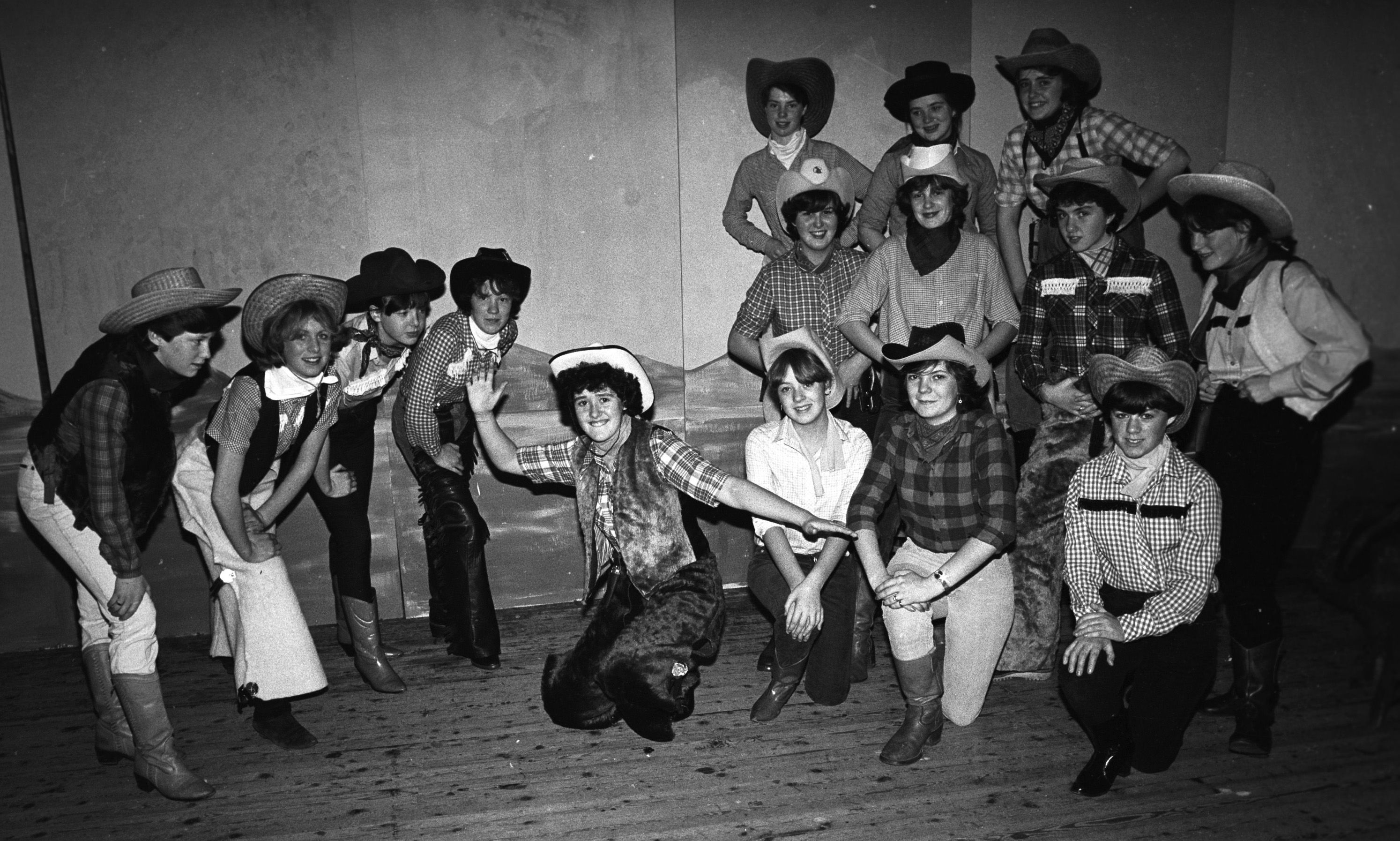 YEE-HAA: St Genevieve\'s secondary school Oklahoma musical production back in November 1982