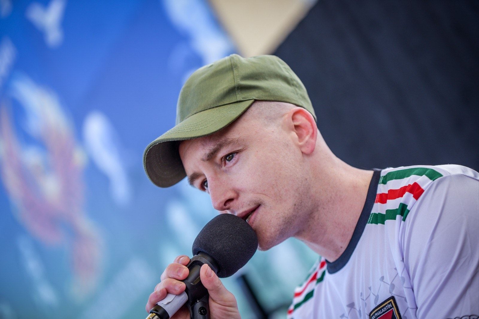VOICE: Jake Óg Mac Siacais from The Shan Vans said Irish artists would continue to show solidarity with Palestine