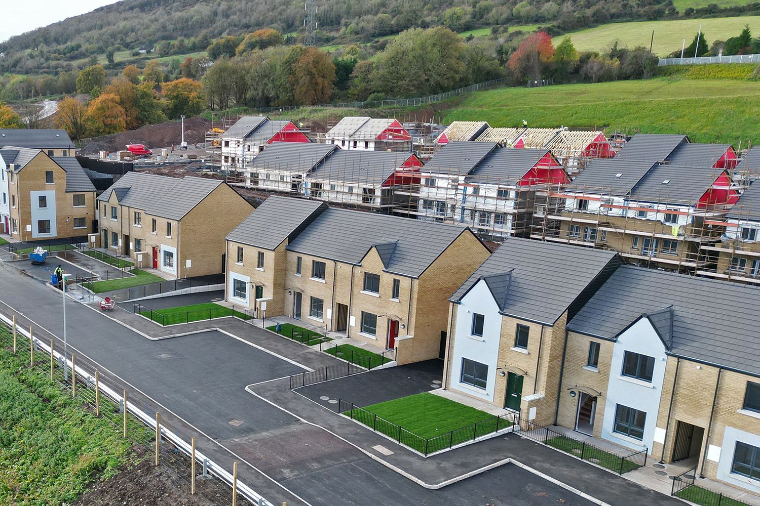 BLACK RIDGE: The original Irish for Divis Mountain \'Dubhaois\' has been translated to English to give new Glen Road estate its name