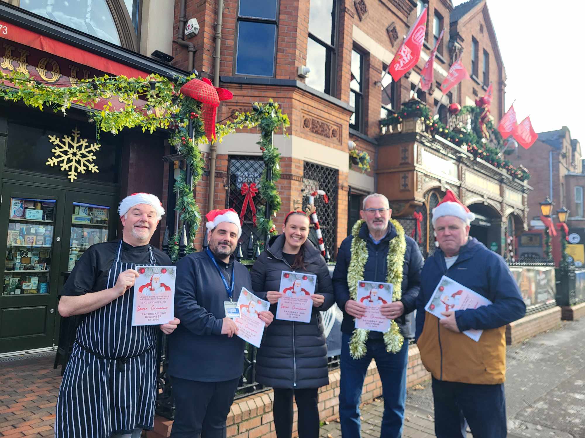 Santa arrives on Ormeau this Saturday with Shop Local message