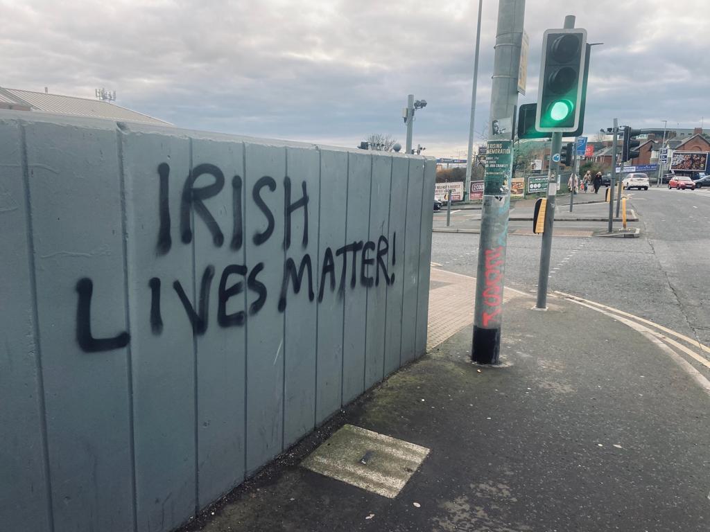 RACIST: The racist graffiti outside the Kennedy Centre has been condemned