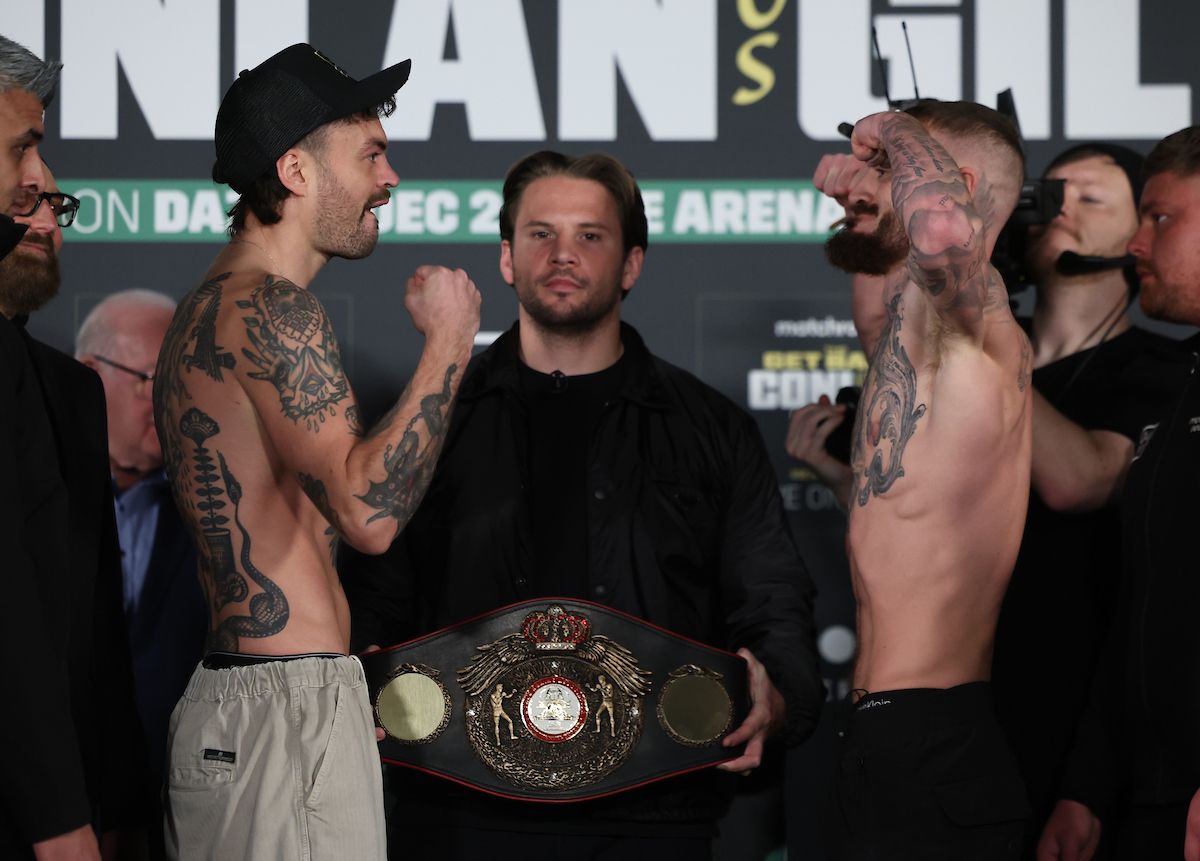 Tyrone McKenna and Lewis Crocker were both supremely confident at Friday\'s weigh-in