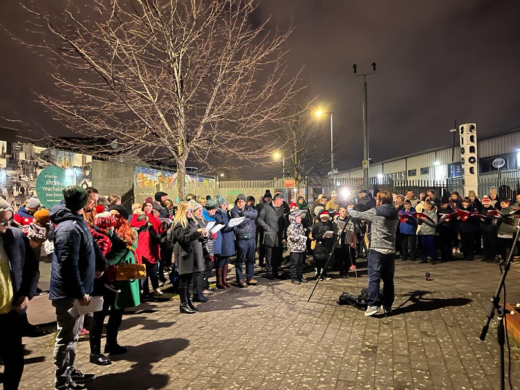 CAROLS: The Christmas carol service which was held last year on Northumberland Street. This year\'s will take place on Tuesday 12 December