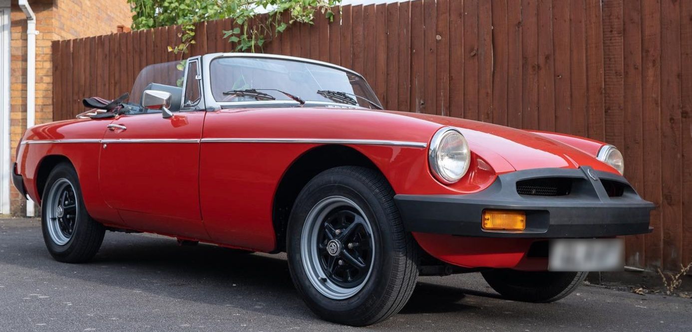 ICONIC: A red 1979 MGB Roadster of the type which was stolen in North Belfast