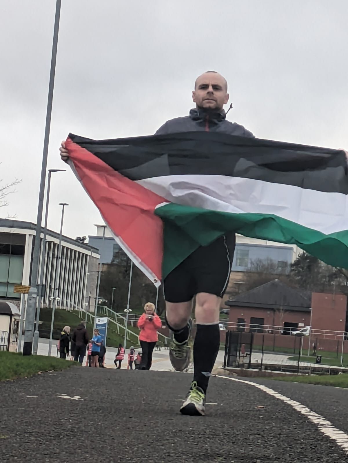 SUPPORT: Colum Delaney is running the total distance from Ireland to Gaza to raise money for medical supplies