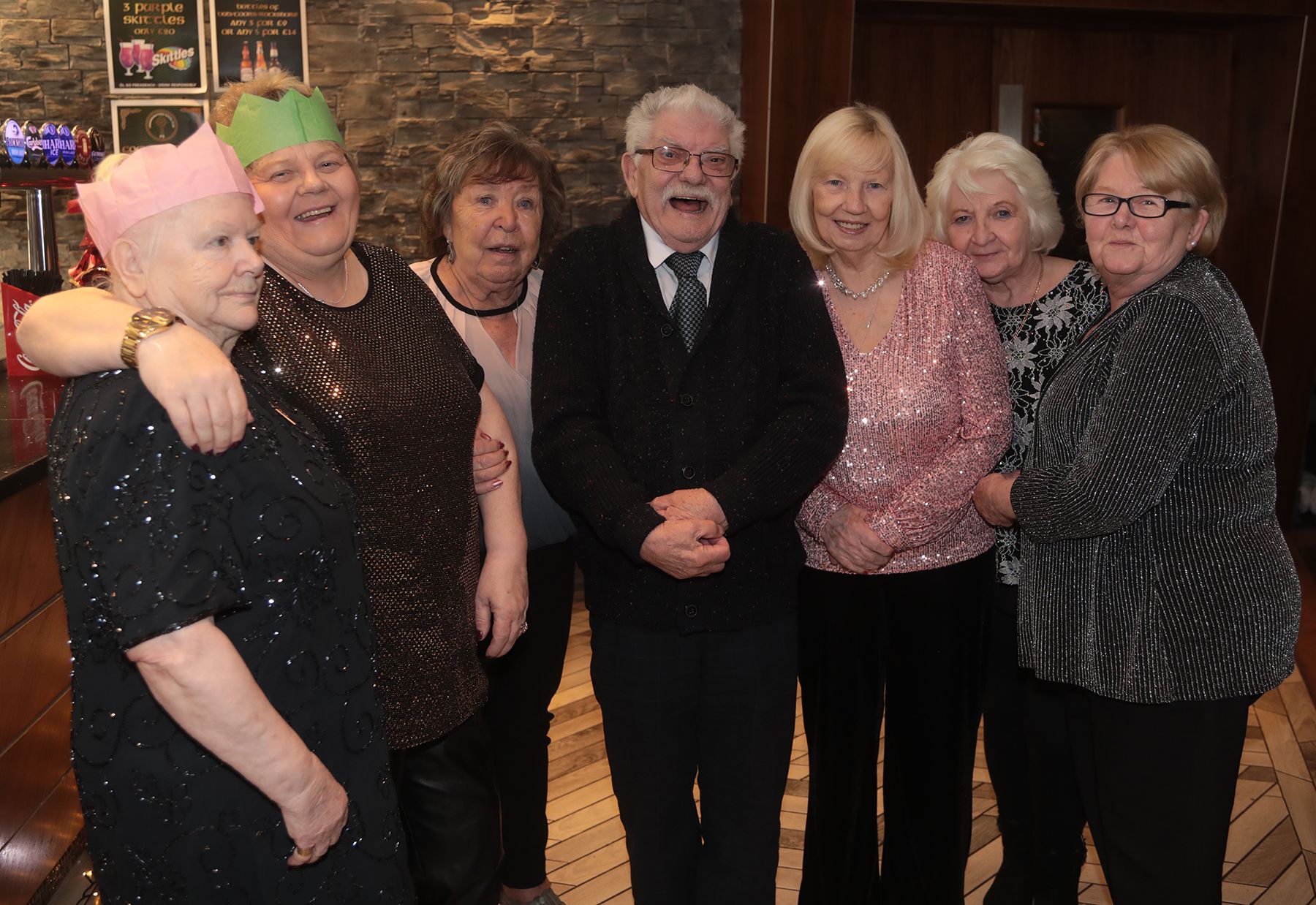 CELEBRATIONS: Users of the Good Morning West Belfast service enjoying their Christmas Party