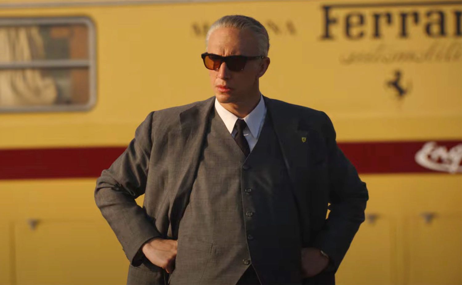 THE NEED FOR SPEED: Adam Driver plays the lead in Michael Mann’s Ferrari