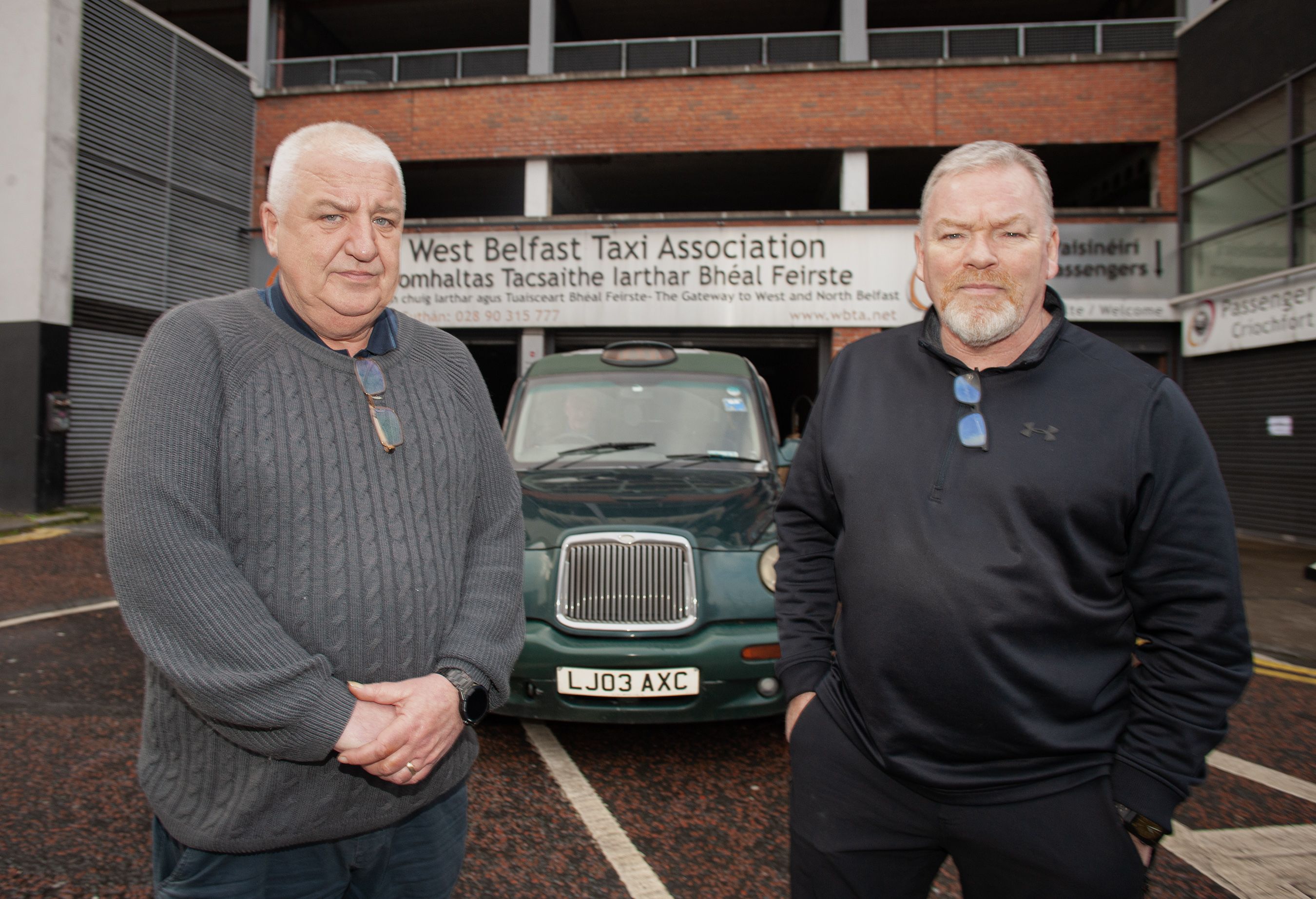 CHANGE: Brian Barr, Transport Manager and Stephen Savage, General Manager 