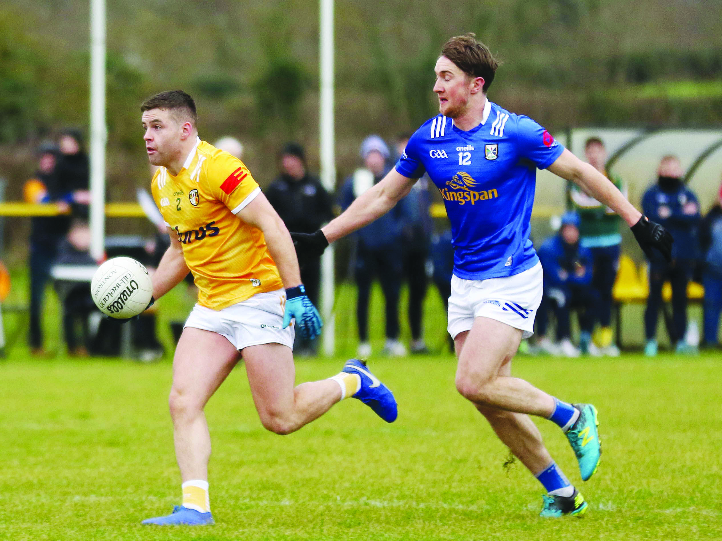 Patrick McBride was involved with Antrim in January but injury means he is out of action for Saturday’s crucial fixture against Tipperary at Semple Stadium, a game the St John’s man insists is the only thing occupying their minds at present